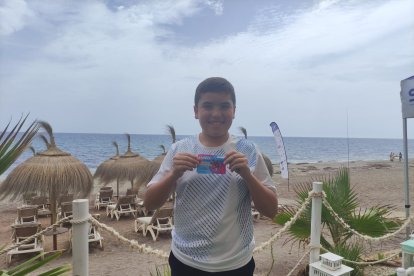 Samuel Garcia ha sido uno de los afortunados de esta tarde.