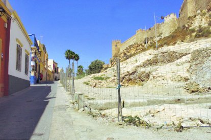 Calle Almanzor tras las modificaciones.