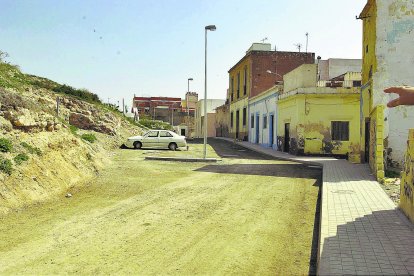 La calle del Pósito, antes del cambio.