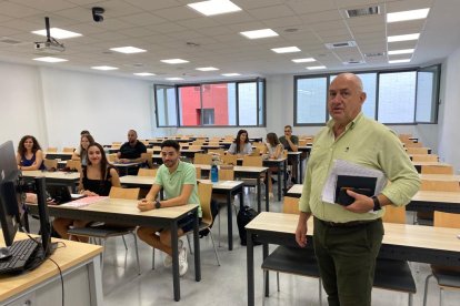 Primera clase de Medicina en la Universidad de Almería.