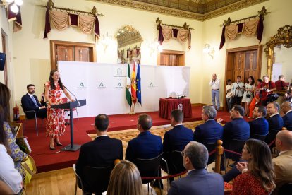 El Salón Noble de la Junta, escenario de la toma de posesión.