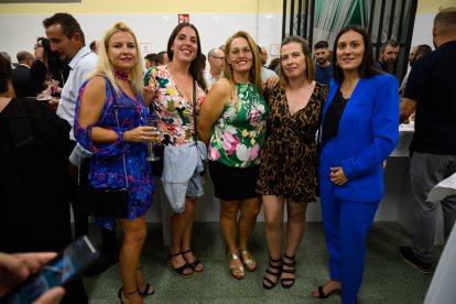El Club Ciclista de Tabernas, protagonista de la noche, disfrutando durante el cóctel