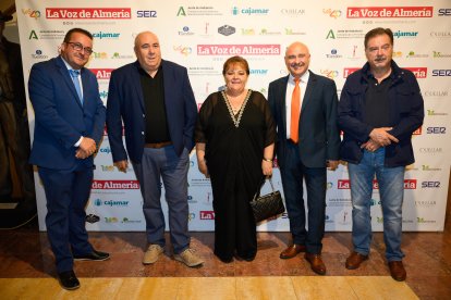 Olivier Martínez, Emilio Cid, Miguel Sola, Juan Manuel Sánchez y Mercedes Carrique, Premio Sociedad.