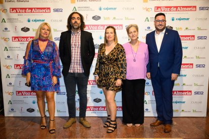 Cecilia López, Miguel Úbeda, Inmaculada Rodríguez, Mercedes Díaz y José Díaz.