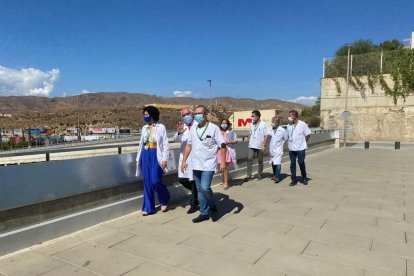 Autoridades sanitarias de Torrecárdenas.