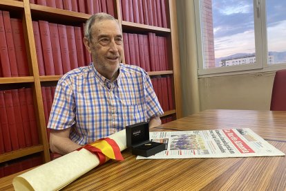 Sánchez recibió la semana pasada un homenaje a nivel provincial.