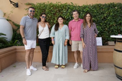 Sebastián, Carmen, Daniela, Juan y Sequerina en Terraza Carmona.