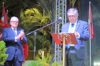 El pregonero Juan Moreno, puso el toque sentimental a la gala.