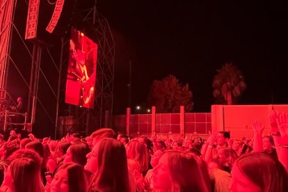 El público cantando sus canciones. 