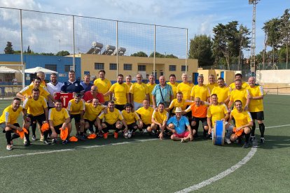 La foto de familia para recordar aquellos maravillosos años de fútbol.
