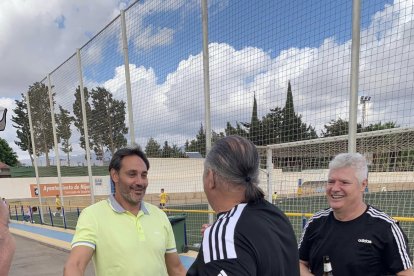 Un gran delantero, Raúl Sánchez, no quiso faltar.