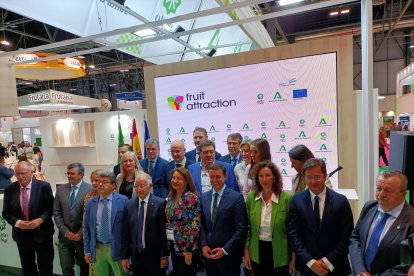 La delegación institucional almeriense en Fruit Attraction.