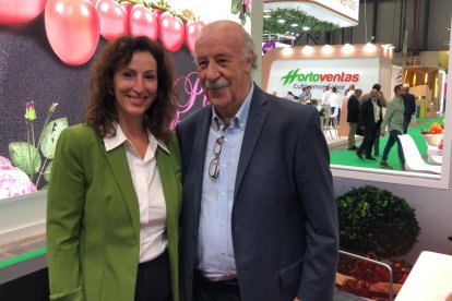 María Vázquez y Vicente del Bosque.
