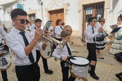 Integrantes de la Banda Municipal.