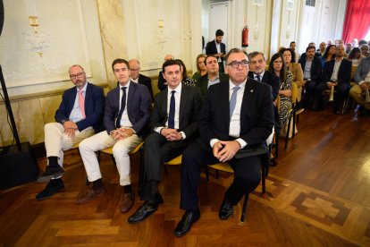 Luis Rogelio Rodríguez-Comendador, Miguel Ángel Castellón, Javier Aureliano y Arturo Bernal.