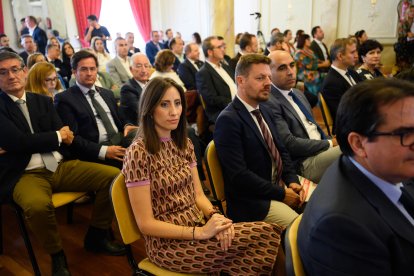 Manuel Cortés, Francisco Góngora y Gabriel Amat, alcaldes de Adra, El Ejido y Roquetas de Mar, además de Carmen Belén López, José Ángel Vélez y Antonio Mena, delegados de la Junta de Andalucía.