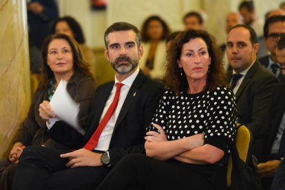 Carmen Crespo, Ramón Fernández-Pacheco y María Vázquez.