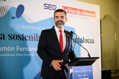 Ramón Fernández-Pacheco durante su intervención.