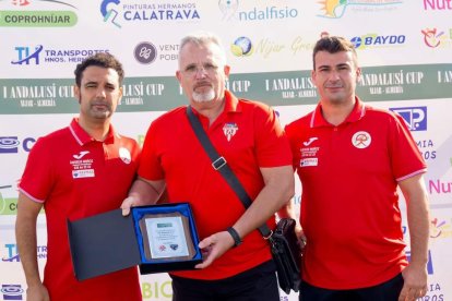 Placa para el Atlético Roquetas.