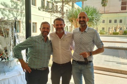 Diego J. Martín Gómez Coronado, Francisco J. Vique y Carlos David López Torrero, en La Salle.