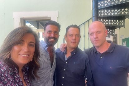 Silvia Pérez, Federico Landín, Joaquín Cabrerizo y Víctor Castillejo.