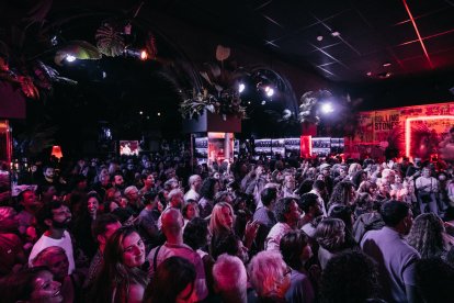 El público disfrutando. 