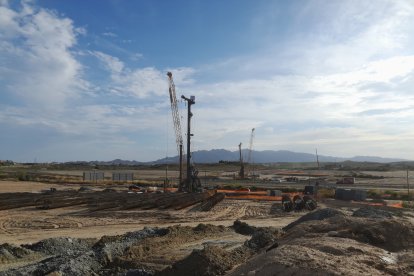 Imagen de las obras facilitada por Adif.