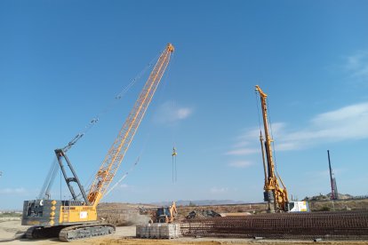 Las obras avanzan a buen ritmo, según el Gobierno.