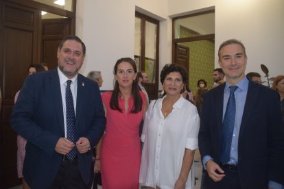 Los delegados de la Junta de Andalucía Francisco Alonso, Aránzazu Marín, Carmen Navarro y Amós García.