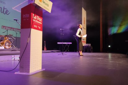 Ana Márquez, conductora de la gala.