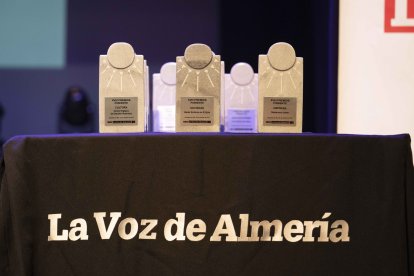 Imagen de los galardones obra de Cuéllar Stone.