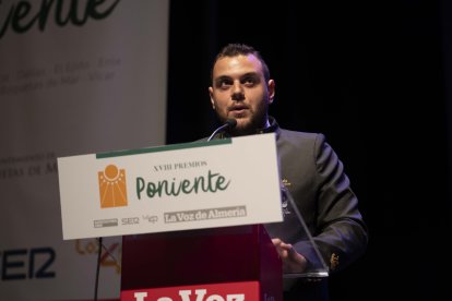 Banda Sinfónica de El Ejido, Premio Sociedad, durante su intervención.