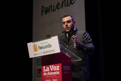 Banda Sinfónica de El Ejido, Premio Sociedad, durante su intervención.