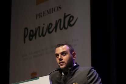 Banda Sinfónica de El Ejido, Premio Sociedad, durante su intervención.