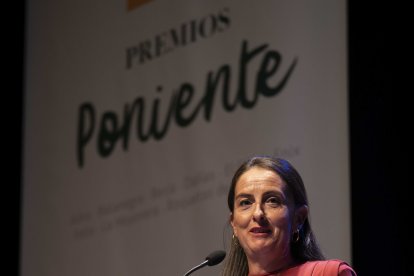 Aránzazu Martín durante su intervención.