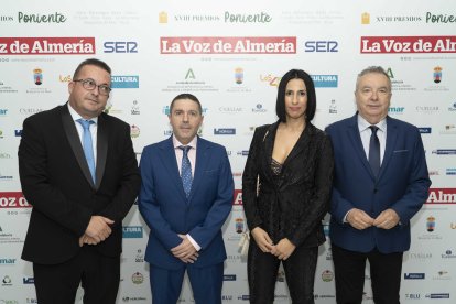 Olivier Martínez, GInés Mirón, Mari Ángeles Rueda y Pedro M. de la Cruz.