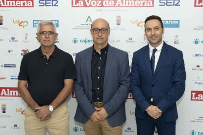 José Antonio García, Julio Pérez y Ricardo Céspedes.