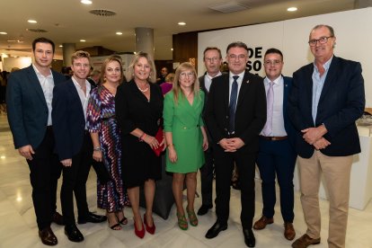 Manuel Alejandro Cruz Sánchez, Manuel Alcor Cruz, María Ángeles Sánchez, Cecilia Martín, Manuel Ruiz, Antonio Romero y Juan Manuel Durán, del Ayuntamiento de Berja.