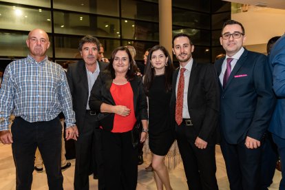 Isabel Arévalo, Alejandro Rodríguez, Fátima López, José Manuel Rueda, José Francisco Ortega y Gabriel Magán, concejales del PSOE de Berja y Felix.