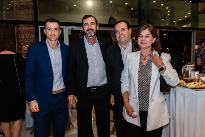 Jesús Javier Ortiz García, Dolores Raquel Arriola, Francisco Ruiz e Isidro Castillo, de Cajamar.