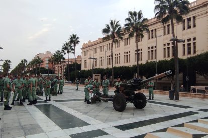 El cañón que ha marcado la salida.