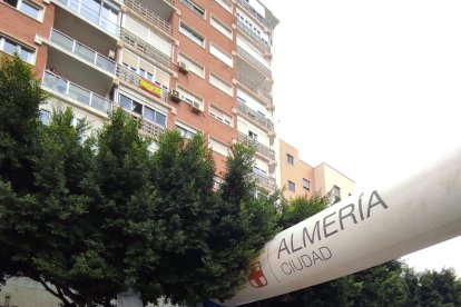 Salida de los marchadores que han participado en la cuarta edición de La Desértica.