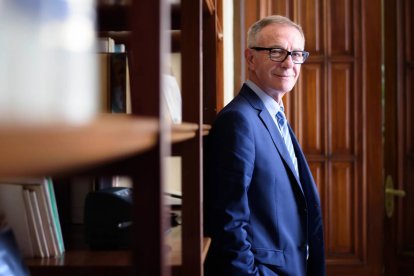 José Guirao tras una entrevista con La Voz.