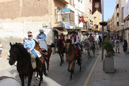 Los 150 caballos que acompañaron a la hermandad en la romería.