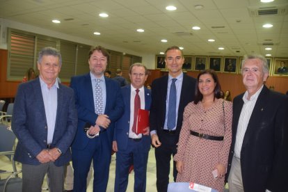 Juan Murcia, José Mª. Sierra, Jerónimo Parra, Amós García Hueso, Lorena Nieto y José Luis M.