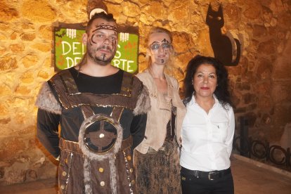 Caracterizados para la ocasión.