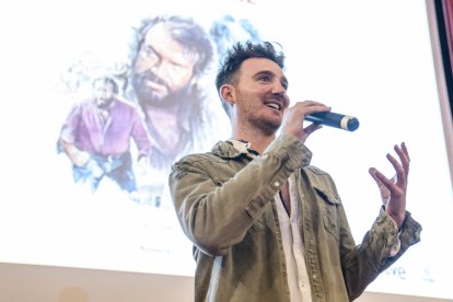 El norteamericano Jesse Harris, director de Borrego, filme rodado en Tabernas.