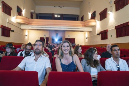 Público en las proyecciones en el teatro municipal.