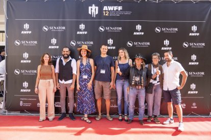 El equipo del documental Black Far West.