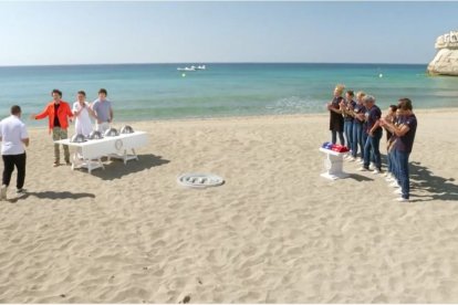 El chef Dani García elaboró el menú.